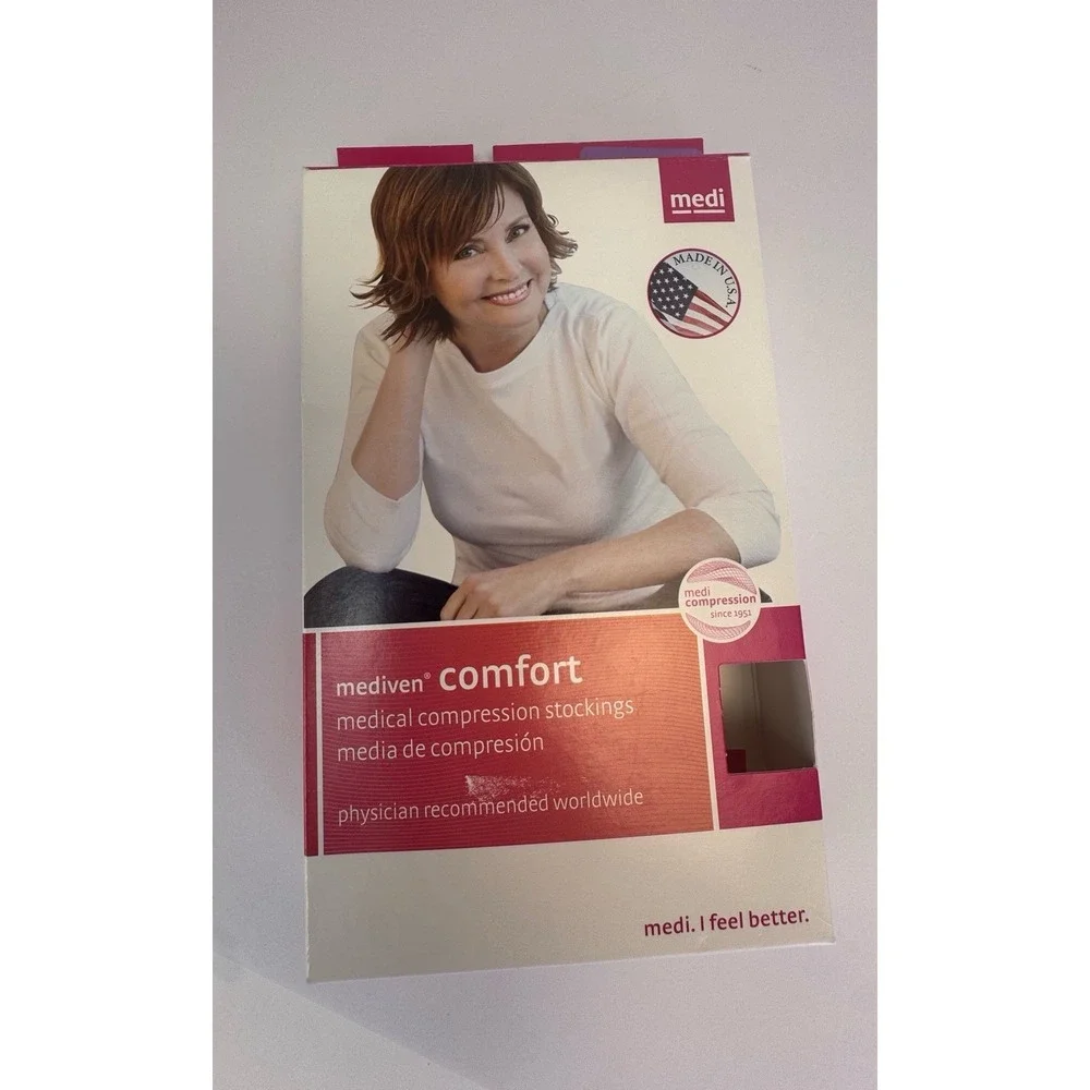 mediven Comfort Medical Compression Stockings,  Natural, Calf  30-40 ct, sz‎ III
